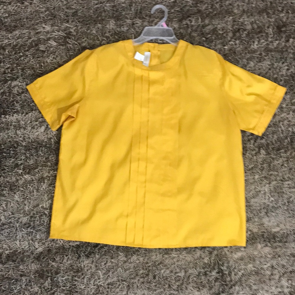 Cymbrion golden yellow women’s blouse size 18